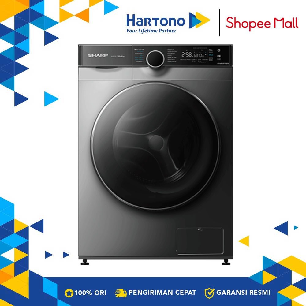 Sharp Mesin Cuci Front Loading Washer 10Kg ESFL1410MSX