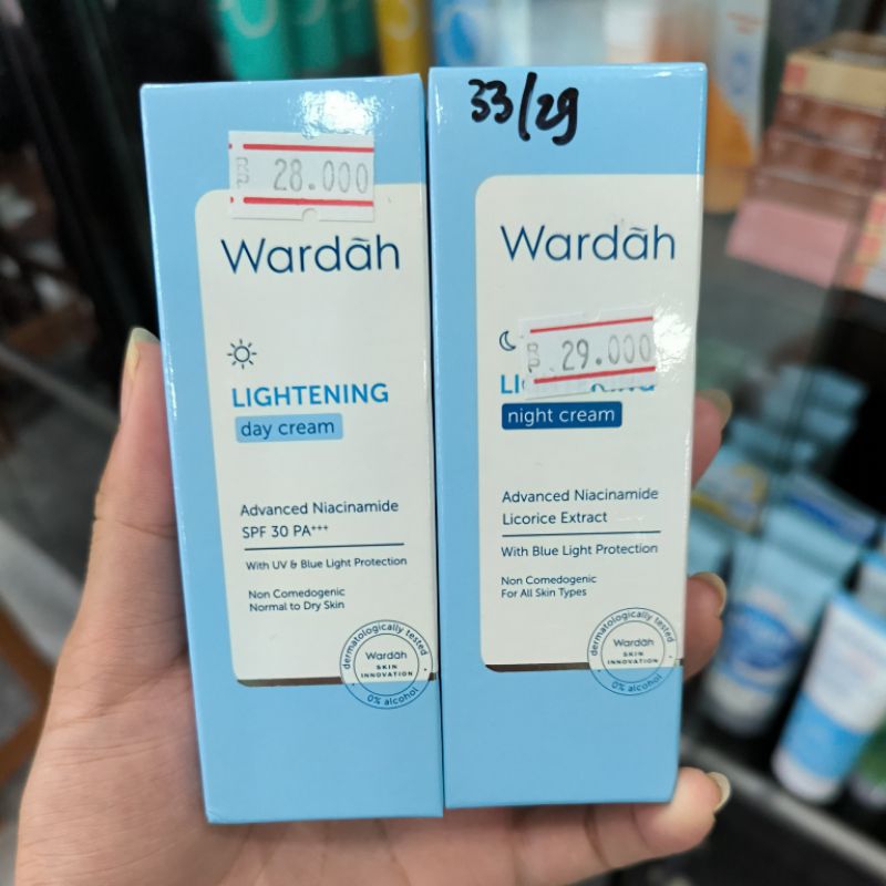 Wardah Lightening Day / Siang & Night / Malam Cream