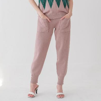 Asiro Abel Knitted Pants Celana Wanita