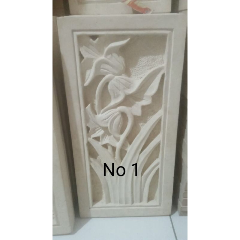 Batu ornamen ukir 30X60