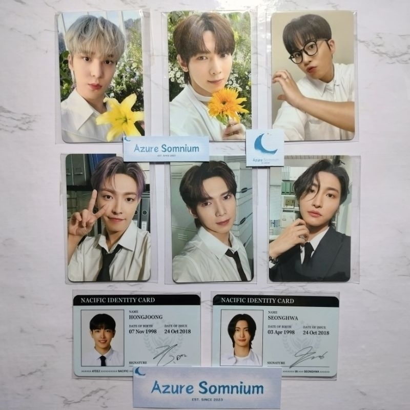 

[BONUS POLAROID] Photocard Official ATEEZ X NACIFIC / Sealed / Limited Edition / Official / Original
