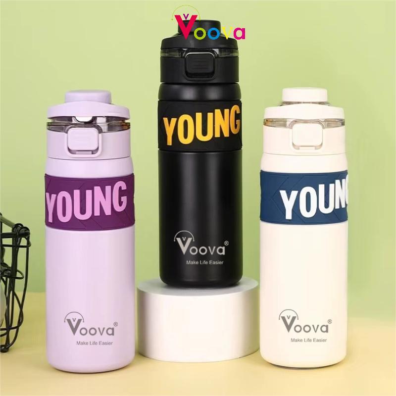 VOOVA 650ML Tumbler Kopi/ Botol Air/ Tumbler Stainless Steel/ Termos Botol Air/ Botol Es Kopi Amerik