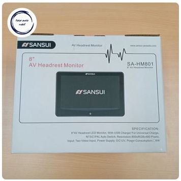 HEADREST CLIP ON SANSUI SA-HM801 / HEADREST CLIP ON SANSUI 8 INCH