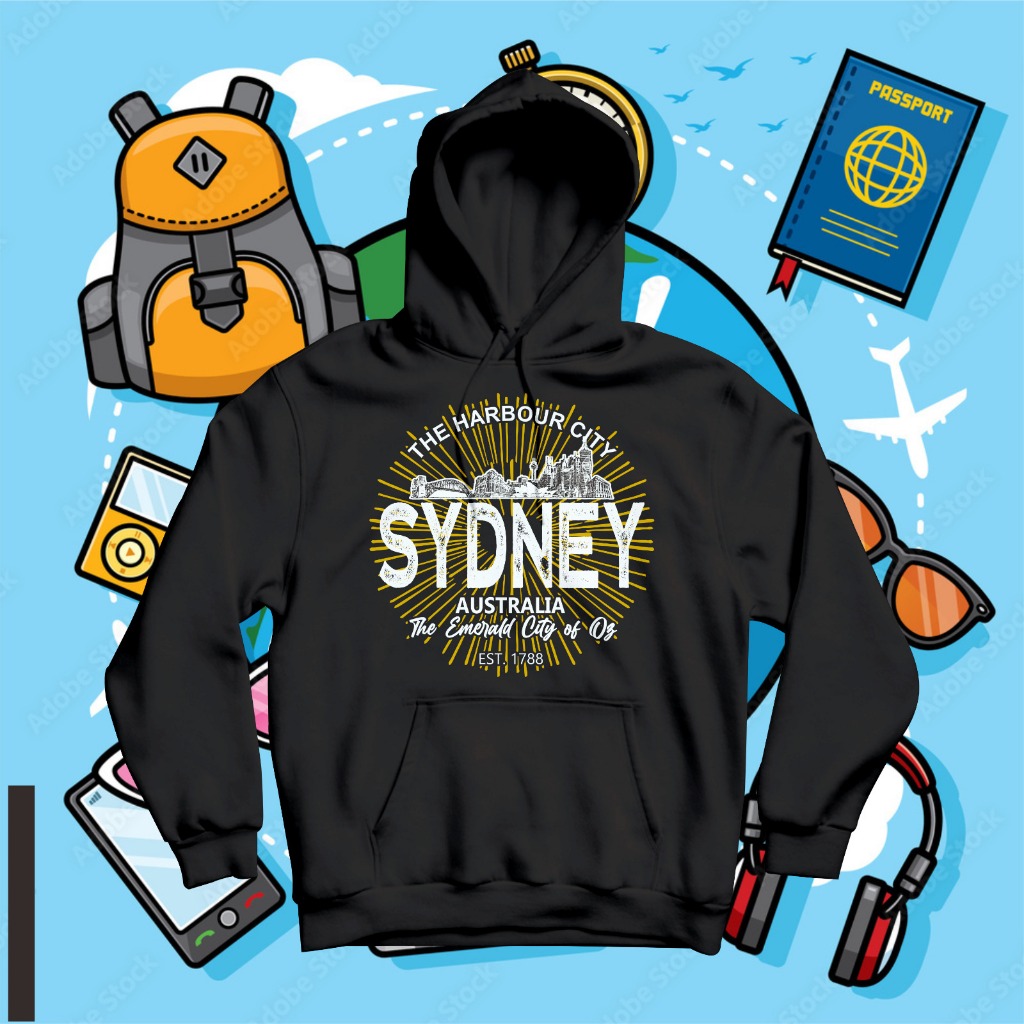 HOODIE - JAKETOLEH-OLEH AUSTRALIA -JUMPER HOODIE AUSTRALIA MODEL 4