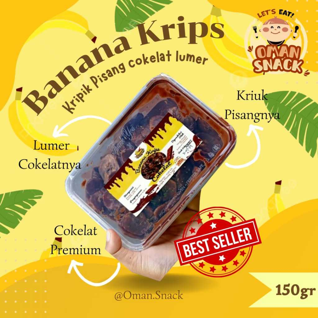 

[PREMIUM] KRIPIK PISANG LUMER CEMILAN BANANA KRIPS 500ML 150GRM