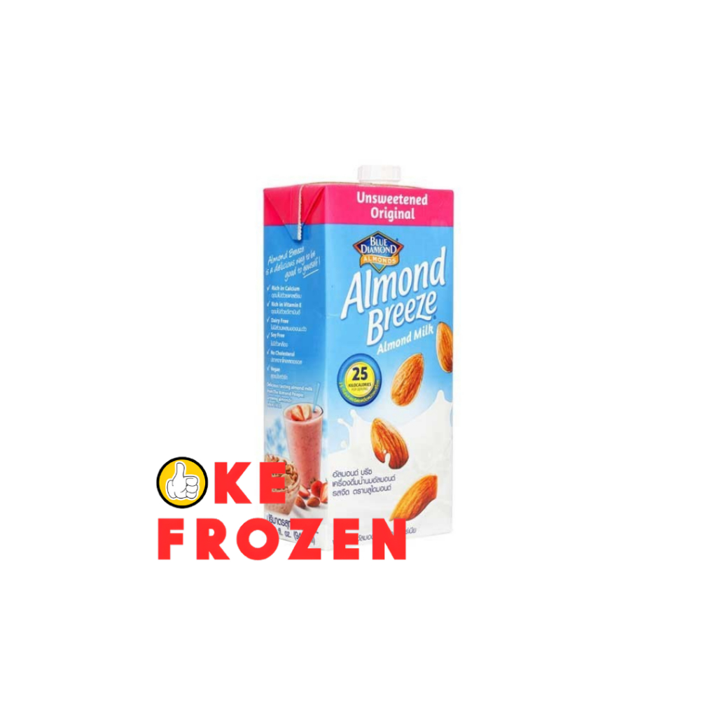 

BLUE DIAMOND ALMOND BREEZE UNSWEETENED ORIGINAL 946ML / ALMOND SUSU