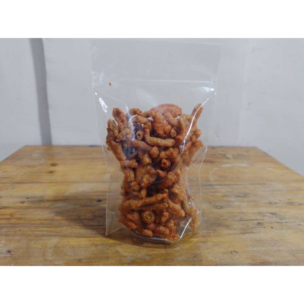 

Snack Usus Balado Pedas Asin Gurih Renyah Kriuk Cemilan Murah Snack Kiloan