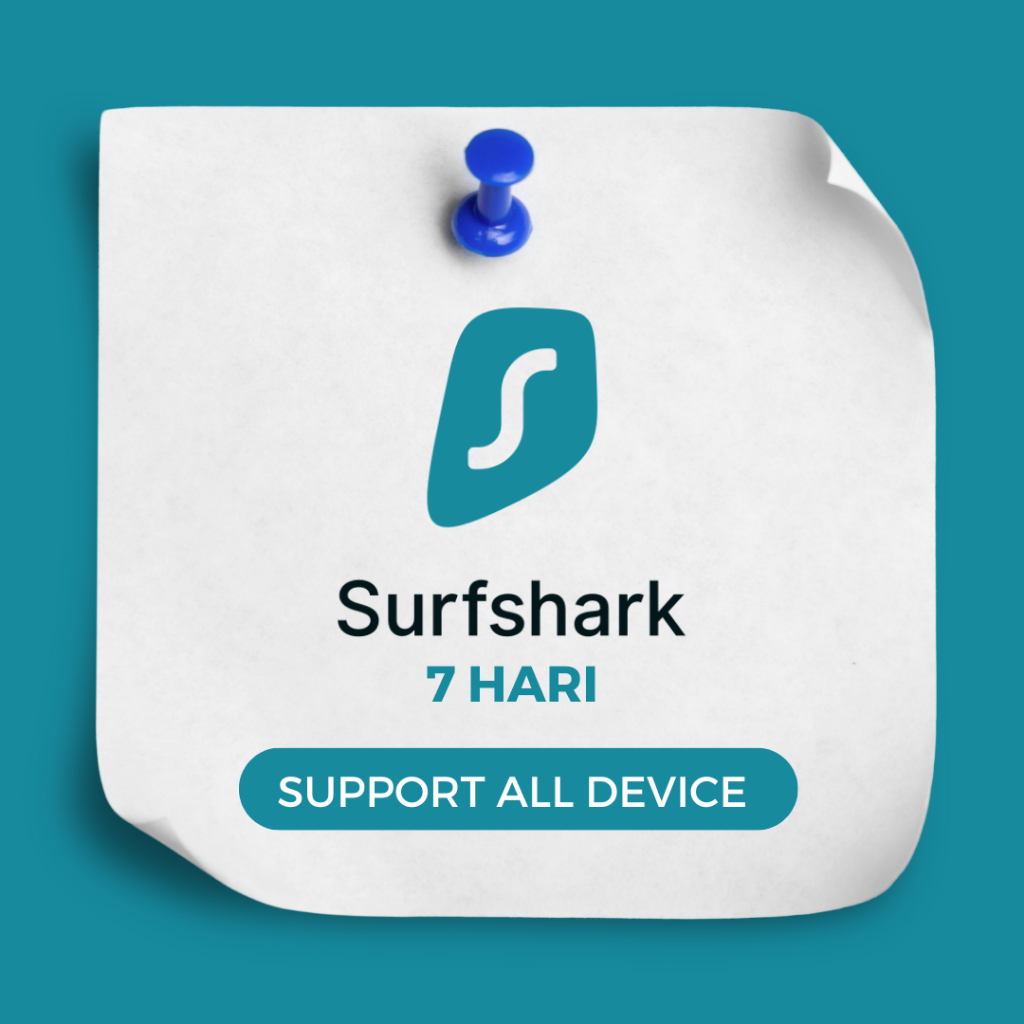 SURFSHARK VPN 7 HARI ALL DEVICE