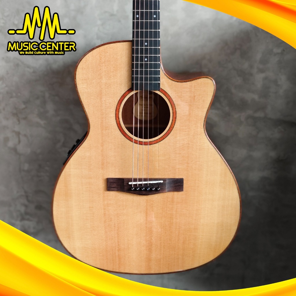 Gitar Akustik Electrik Sqoe SMLT-N Natural with Fishman Presys Plus Preamp