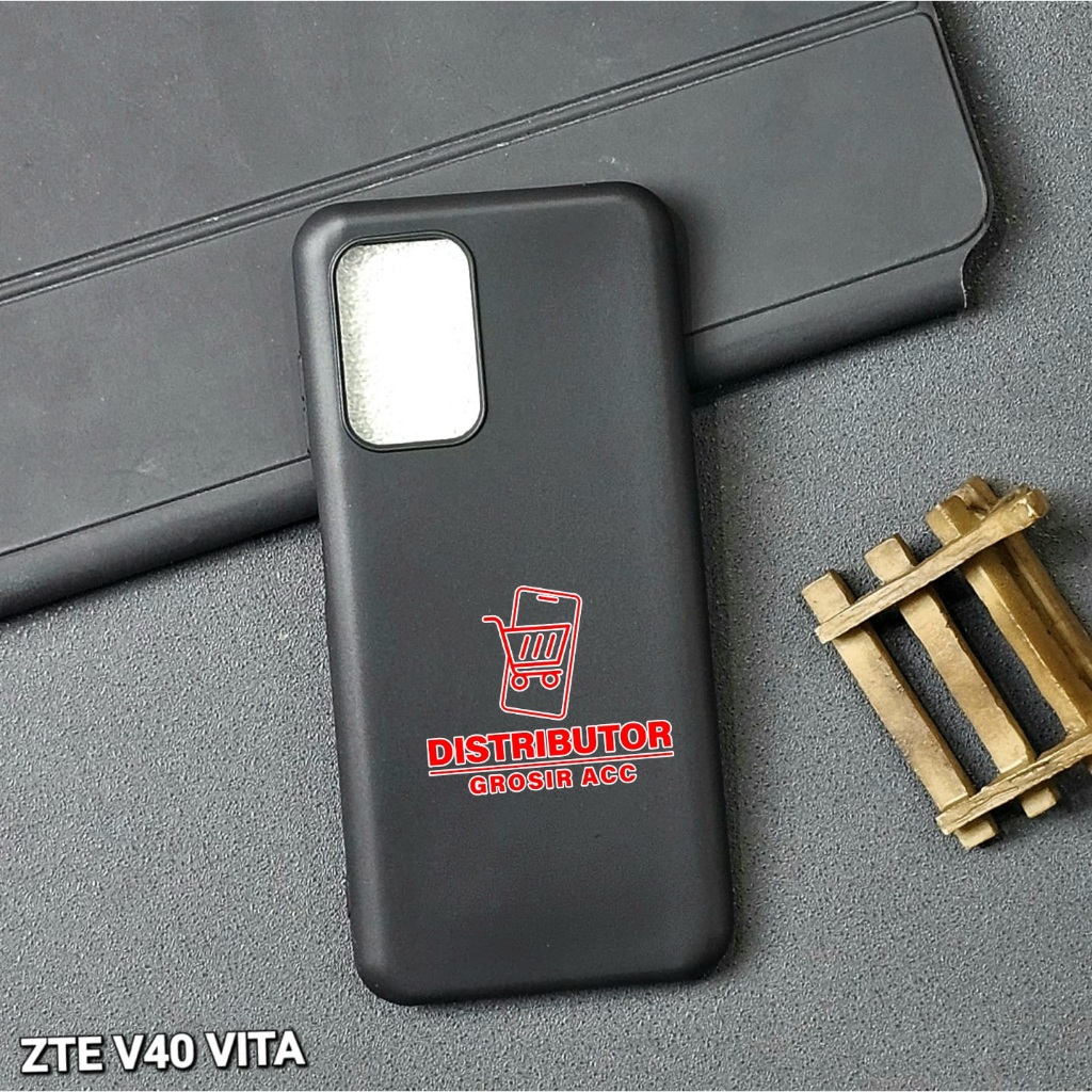ZTE BLADE V40 VITA CASE MACARON BLACK PREMIUN CASE ZTE BLADE V40 VITA