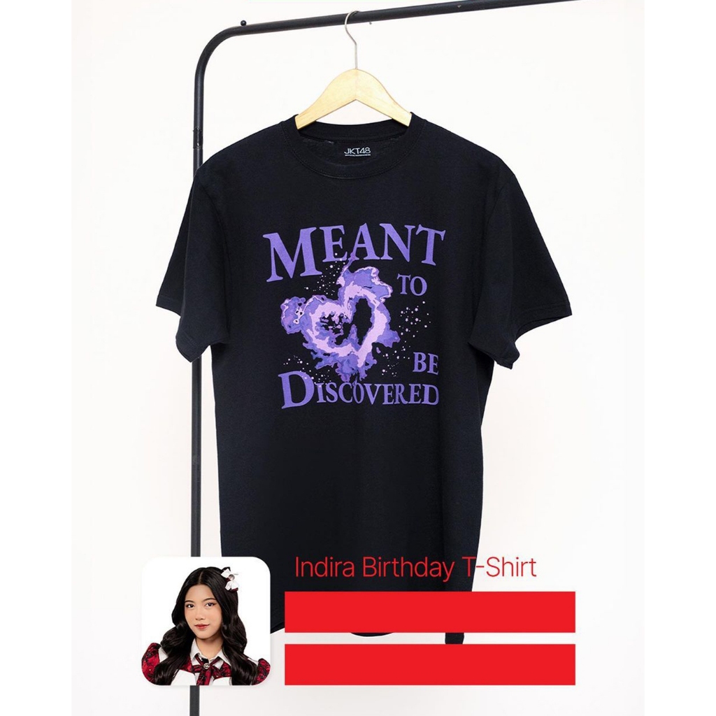 Kaos JKT48 Birthday T-Shirt Indira Seruni 2024 - Hitam