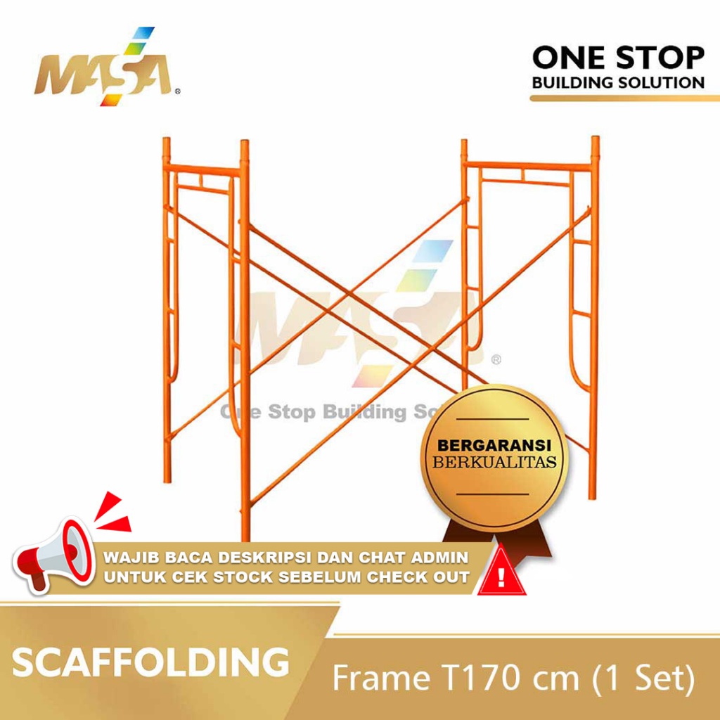 SCAFFOLDING STEGER PERANCAH T170 PREMIUM  (1 SET) MURAH BERKUALITAS