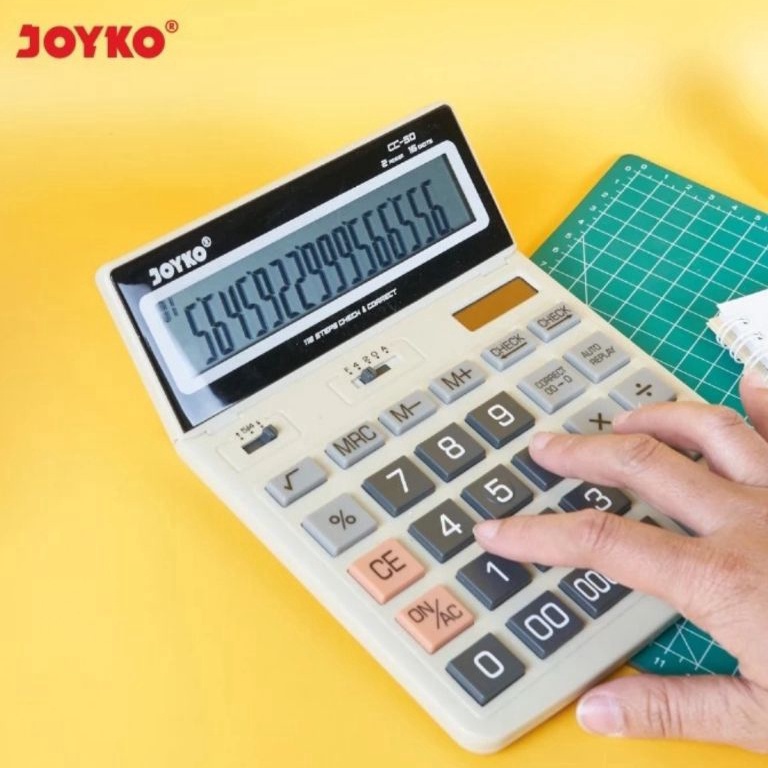 

JOYKO CC 5 CHECK CORRECT CALCULATOR Kalkulator Meja spt SDC878 KODE D1D8
