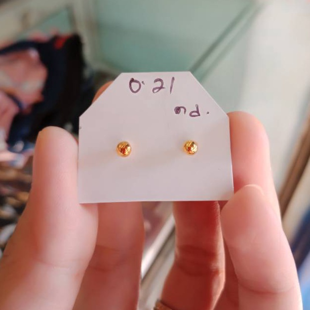 KODE X47B Anting Tindik Bayi Anting Tindik Minimalis Anting Tindik Simpel Anting Tindik Emas Asli An