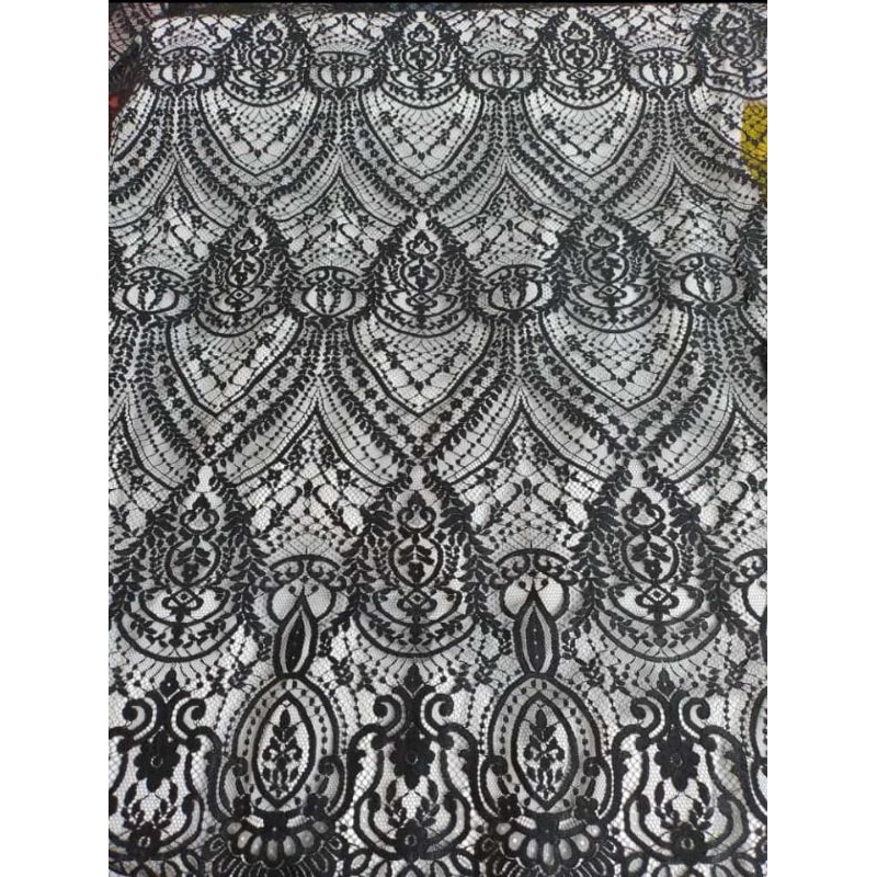 Kain Brokat perpanel || Kebaya Semi Prancis ||  brokat kebaya Fatmawati