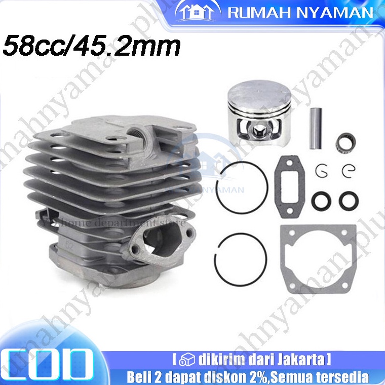 Terbaru Blok Maestro 58 Block SENSO Maestro 65 Cylinder Blok Chainsaw 58