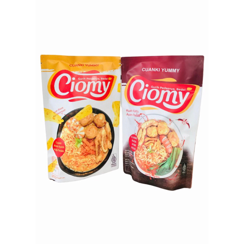 

Cuanki Kereta Api Ciomy Pouch Spicy Cheese Instan Cuakie Non MSG Regular