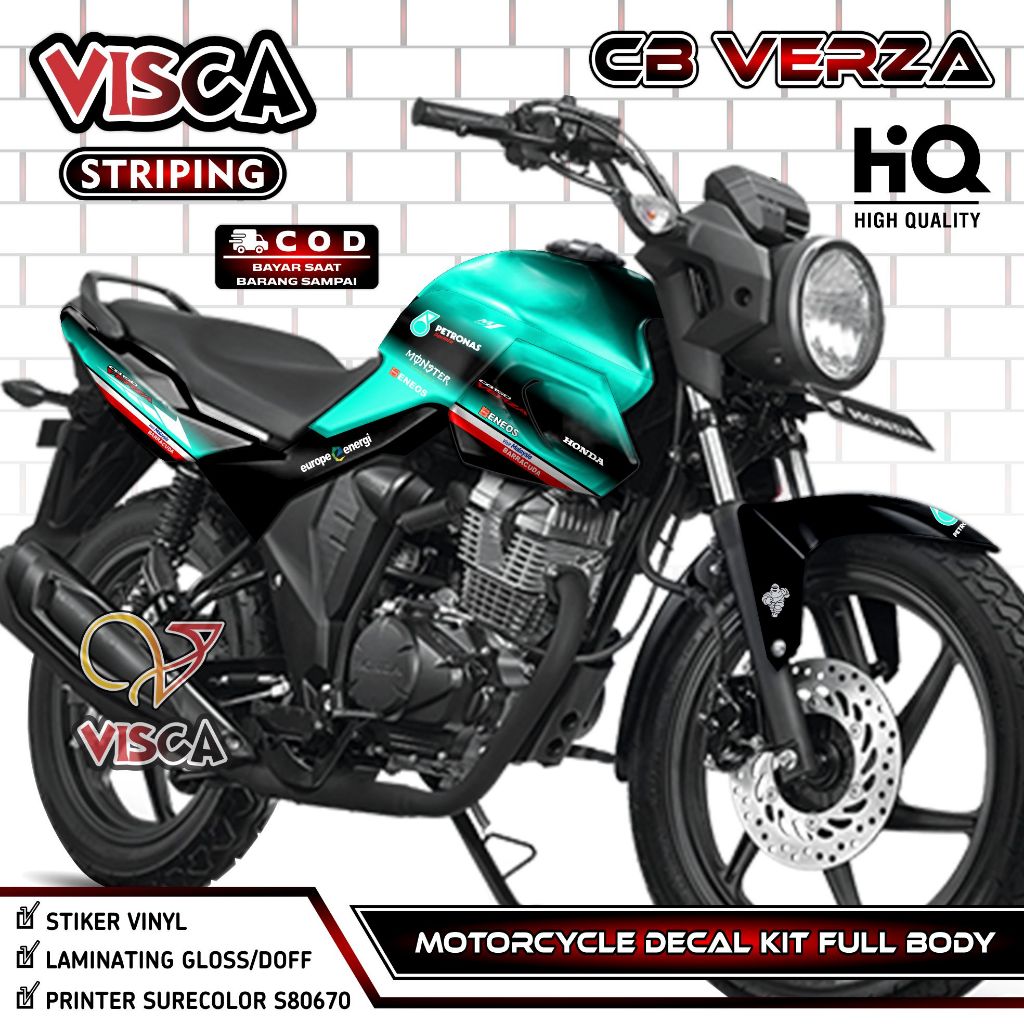 Decal CB 150 Verza - Stiker Motor CB Verza 150 - Dekal CB150 Verza - Striping CB Verza Full Body Var
