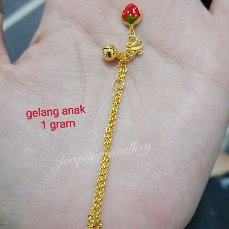 KODE O56G gelang anak 1 gram emas muda