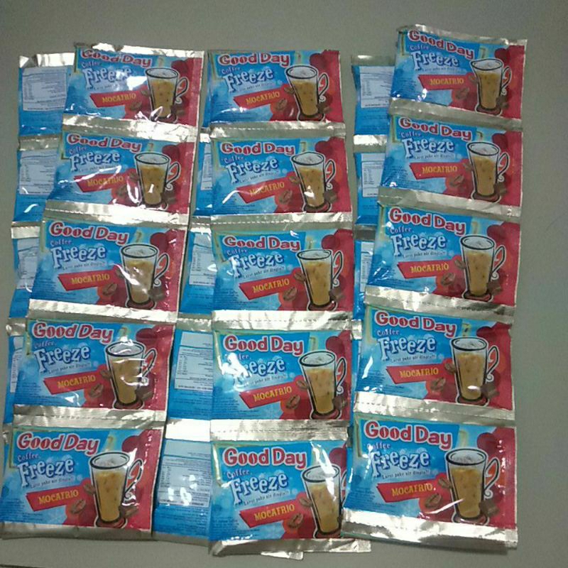 

Good Day Freeze Rencengan Variant Mocafrio/Hazelnut (1Renceng/10 sachet)