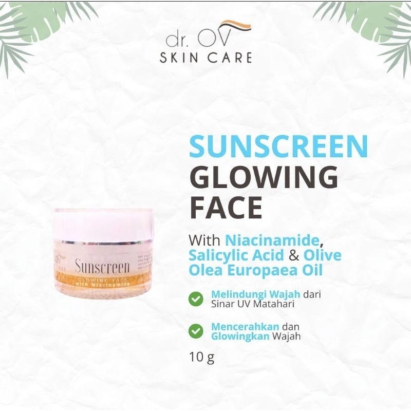 Sunscreen Glowing, Day Cream dr. Ov