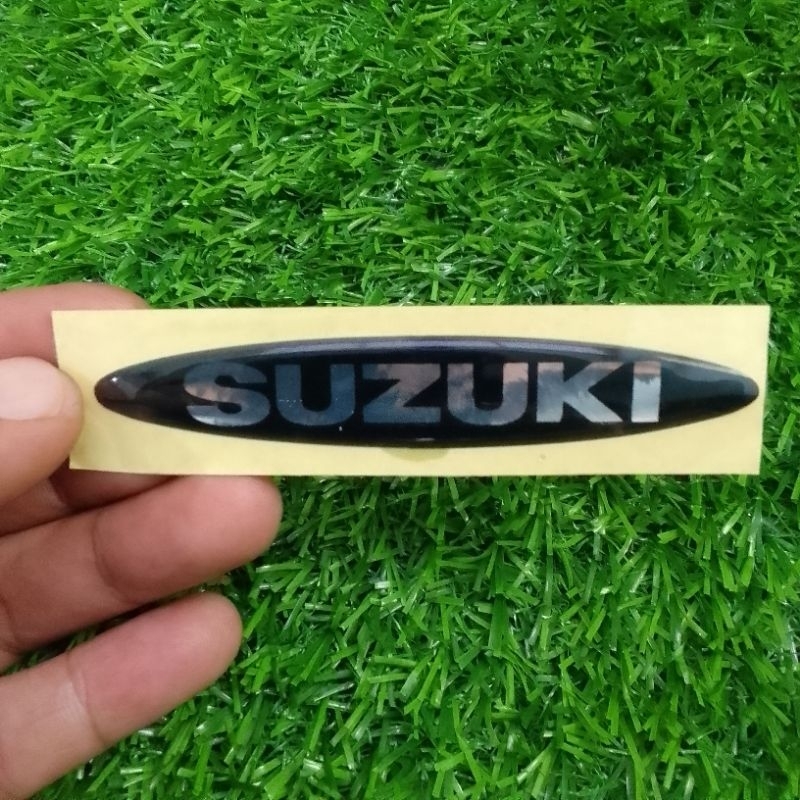 Stiker timbul logo emblem suzuki shogun
