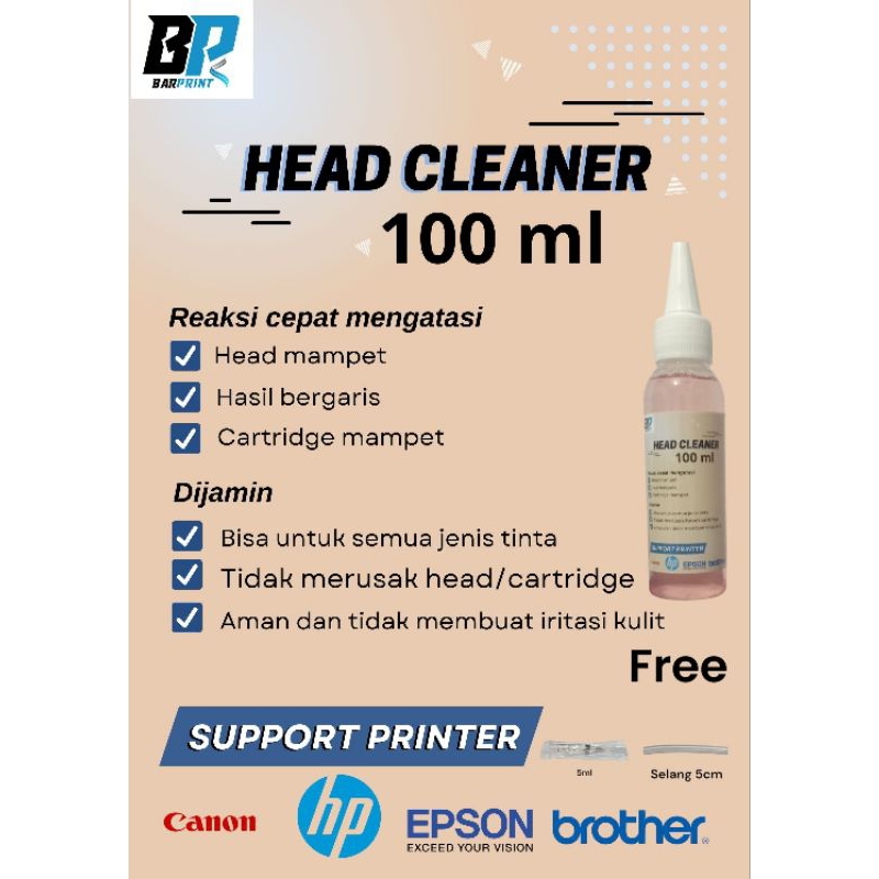 Head Cleaner pembersih head dtf epson canon hp
