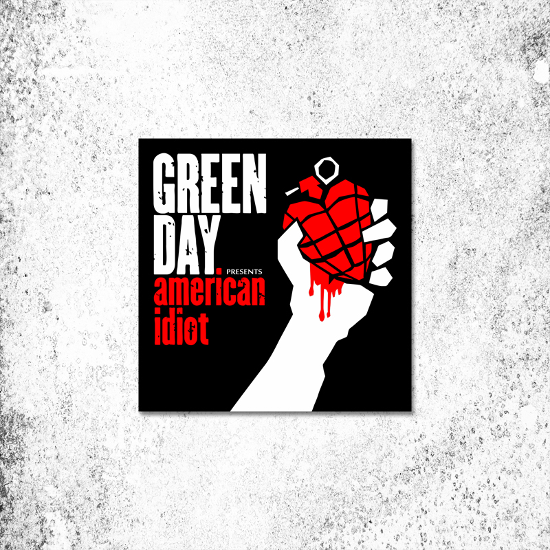 Sticker Band GREEN DAY - American Idiot