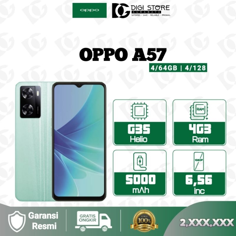 OPPO A57 Terbaru Termurah BEST SELLER Original HP Oppo