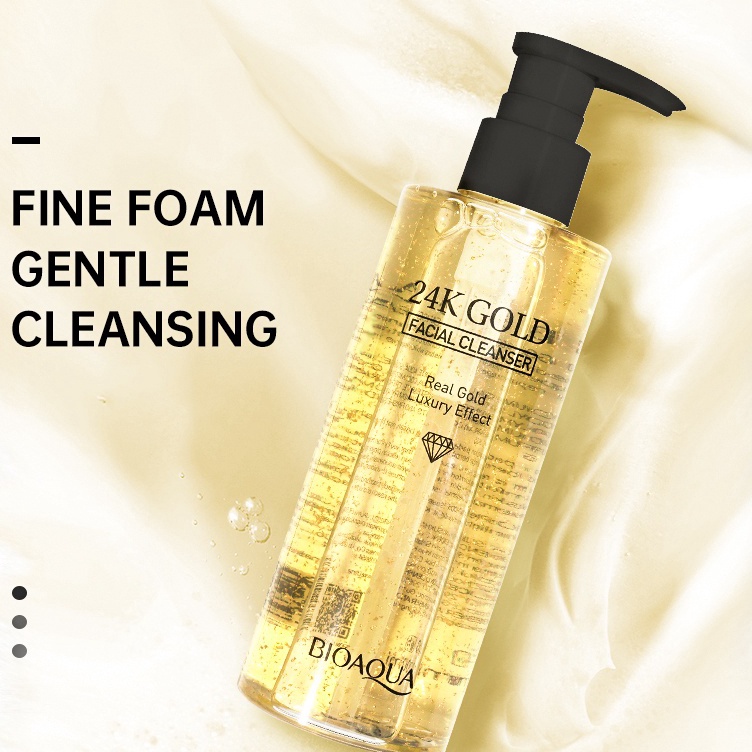 KODE J69E READY BPOM BIOAQUA face wash 24K Gold Facial Cleanser pembersih wajah 2ml BIO FW GOLD