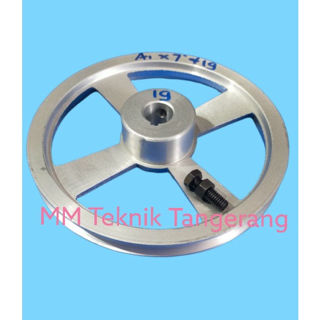 Harga TERMURAAH Pully A1 x 7 inch AS  1 12 14 15 16 17 18 19 2 22 24 25 1 28 3 32 mm Alumunium poli 