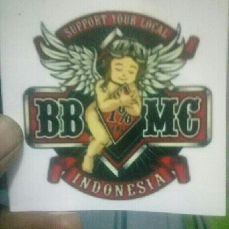 

stiker BB 1% MC