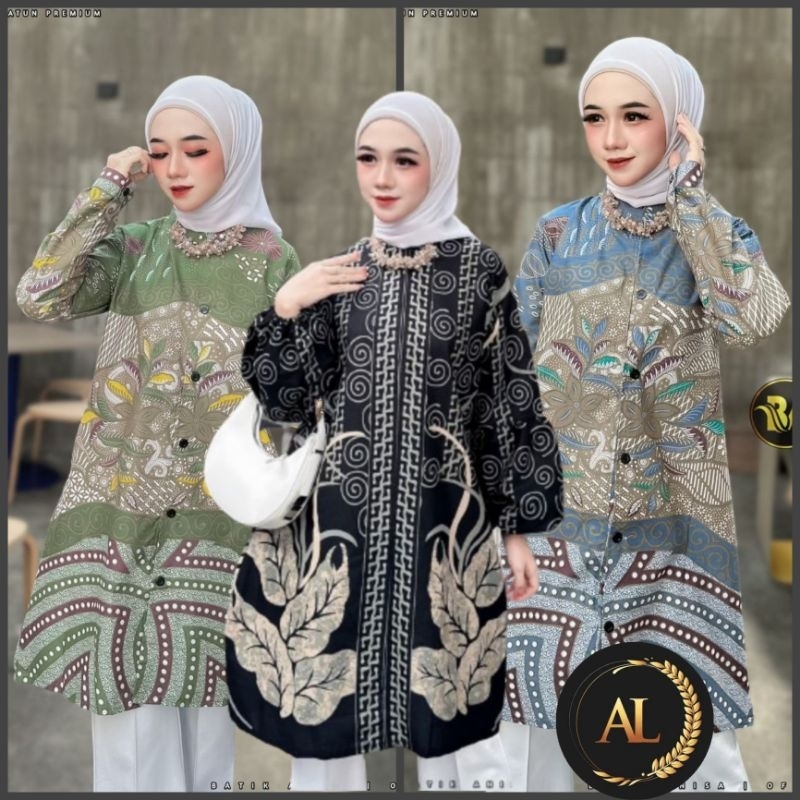 Tunik Batik Wanita Modern Batik Tunik Wanita Jumbo