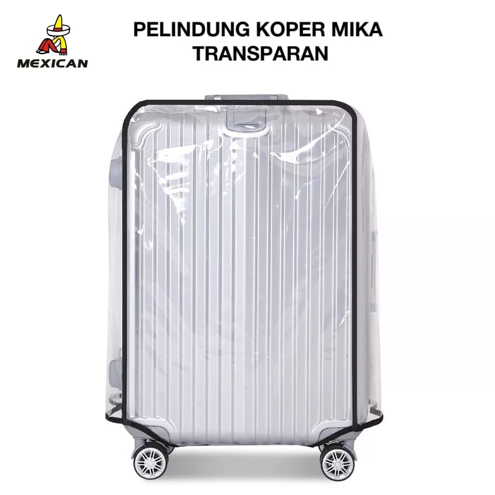 Menarik MEXICAN Sarung Koper 18222242628 Luggage Cover Transparent Sarung Koper Pelindung Tas Mika T