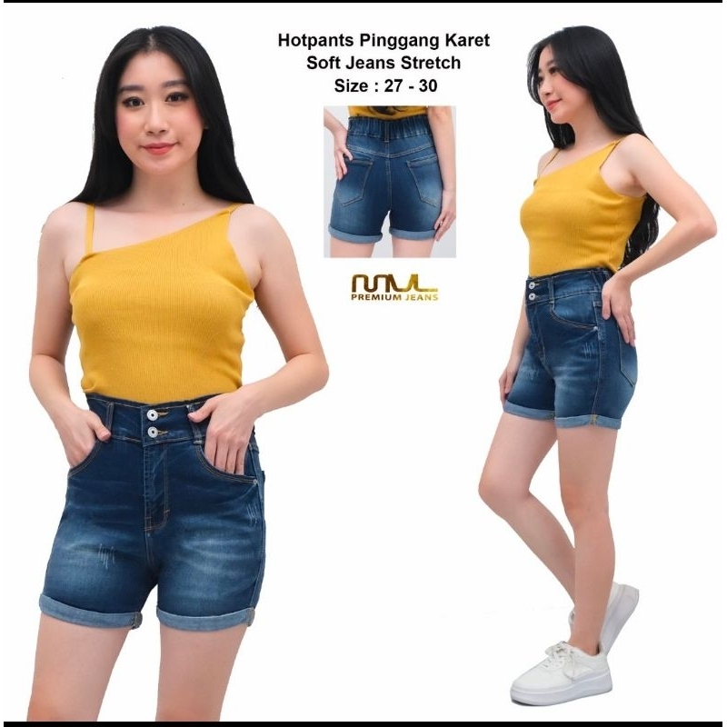 Mvl hotpants jeans celana pendek kancing 2 124