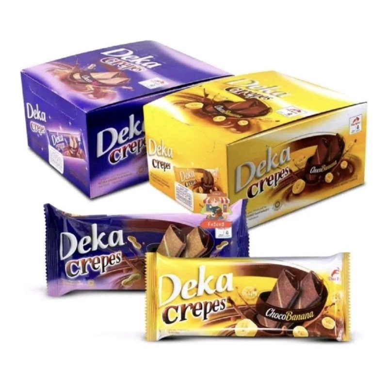 

Deka Crepes Box isi 12pcs Rasa Choconut dan Choco Banana