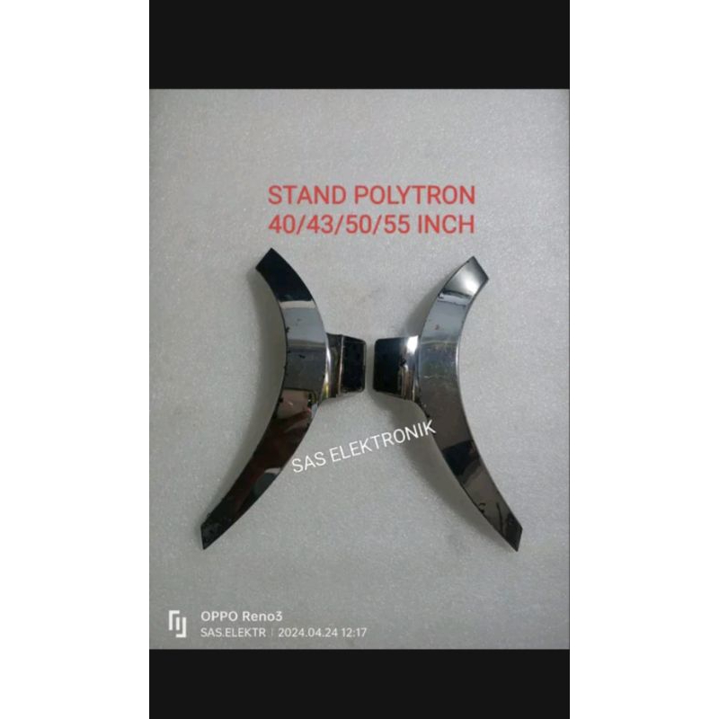 STAND KAKI PEDESTAL DUDUKAN TV LED POLYTRON 40 INCH PLD40B880 PLD-40B880 PLD-40AG9953 PLD40D880 PLD-