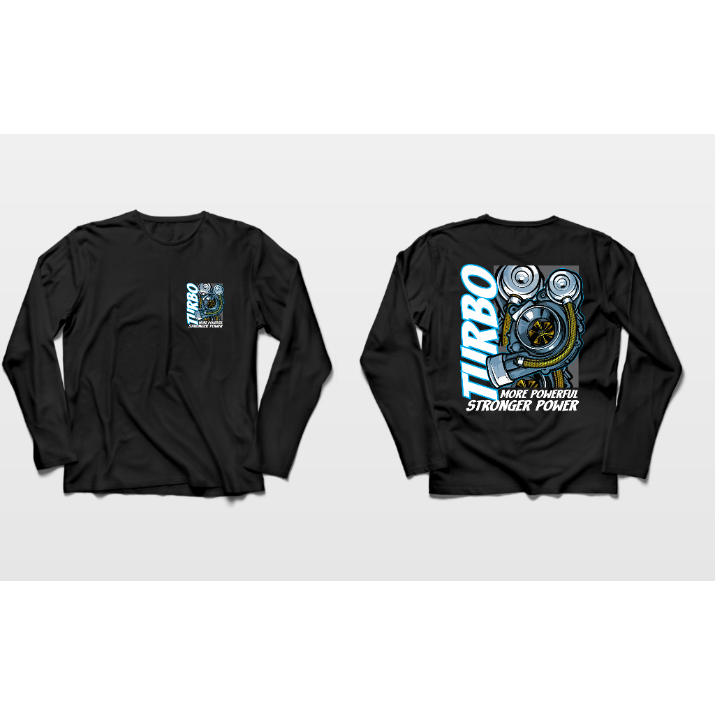 KAOS LENGAN PANJANG RACING TURBO DIESEL POWER V3 BIG SIZE JUMBO