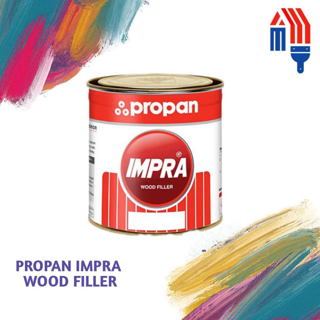 IMPRA WOOD FILLER JATI/KAMPER/TEAK/SUNGKAI/MERBAU - 1KG