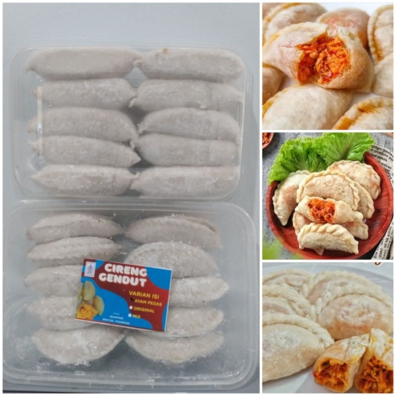 

Cireng Isi Ayam Suwir Pedas / Cireng Gendut Isi Ayam Pedas | isi 10 pcs
