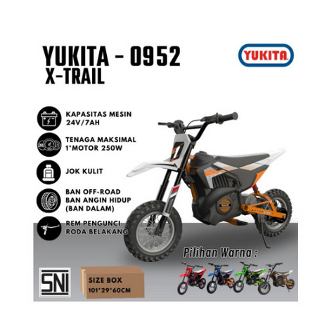 Kado Anak Motor X TRAIL Yukita 0952 Mainan Anak Motor Aki-Motor Listrik-Extrapacking