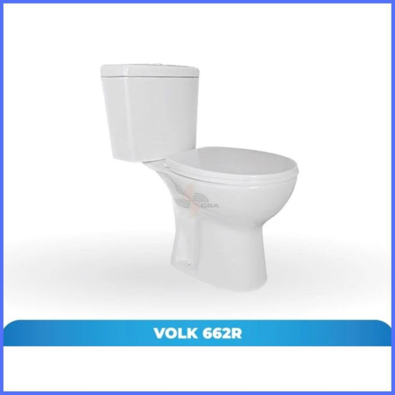 RB CLOSET DUDUK VOLK 662R JARAK AS 25 CM / KLOSET DUDUK