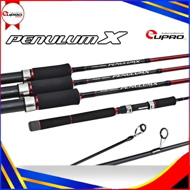 EUPRO Joran Pancing Spinning PENULUM X 168cm - 198cm Carbon Joran Pancing Kolam Galatama dan Casting