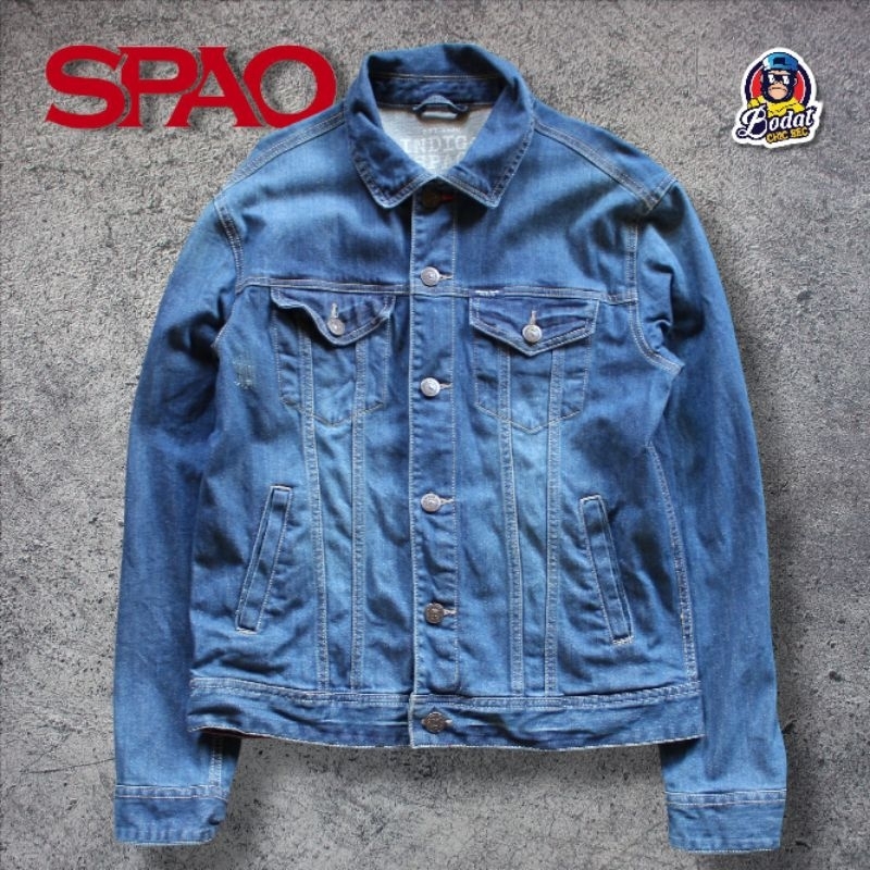 Jaket Trucker Denim/jeans Indigo SPAO