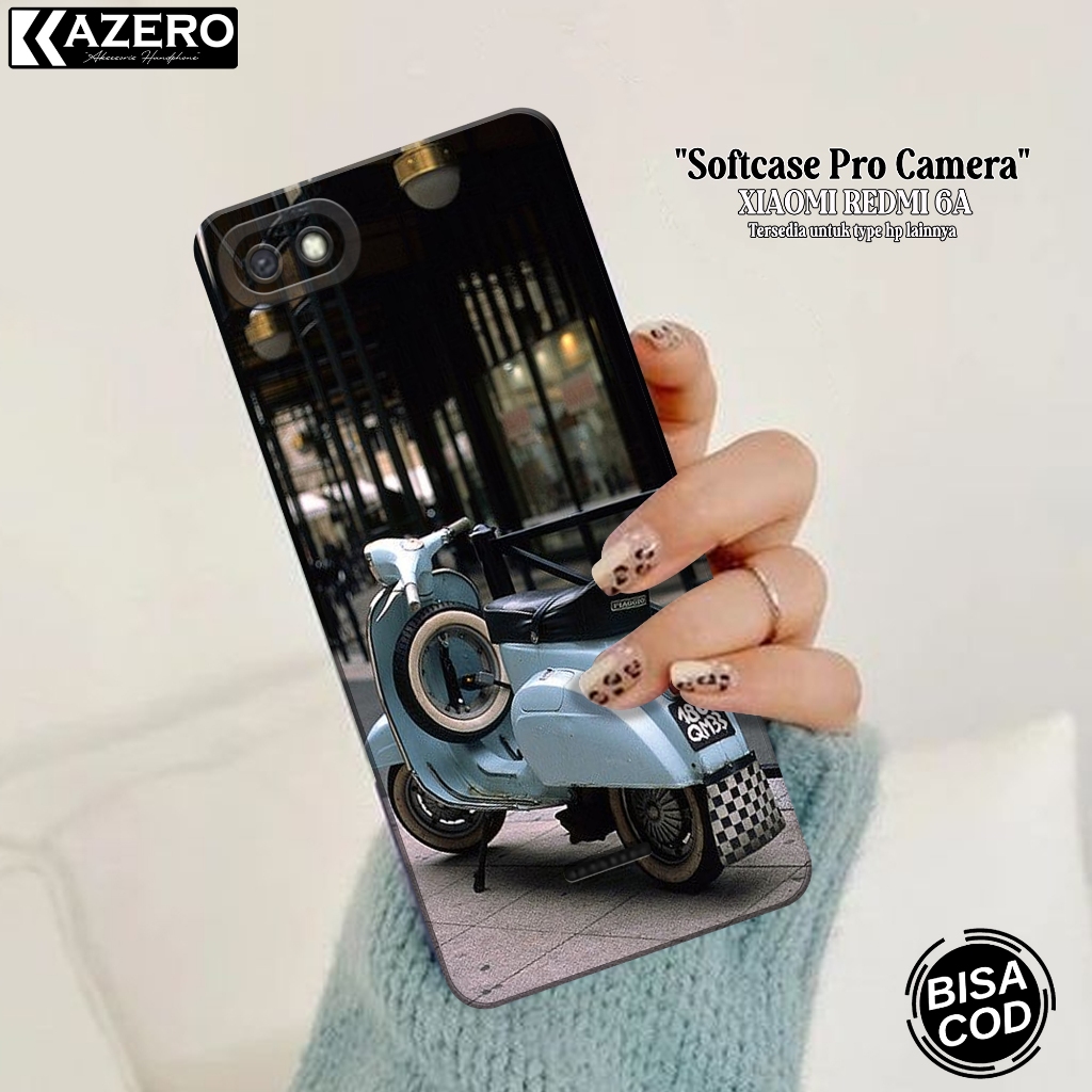 Case Hp XIAOMI REDMI 6A - Fashion Case Vespa - Softcase XIAOMI REDMI 6A Terbaru - Casing XIAOMI REDM