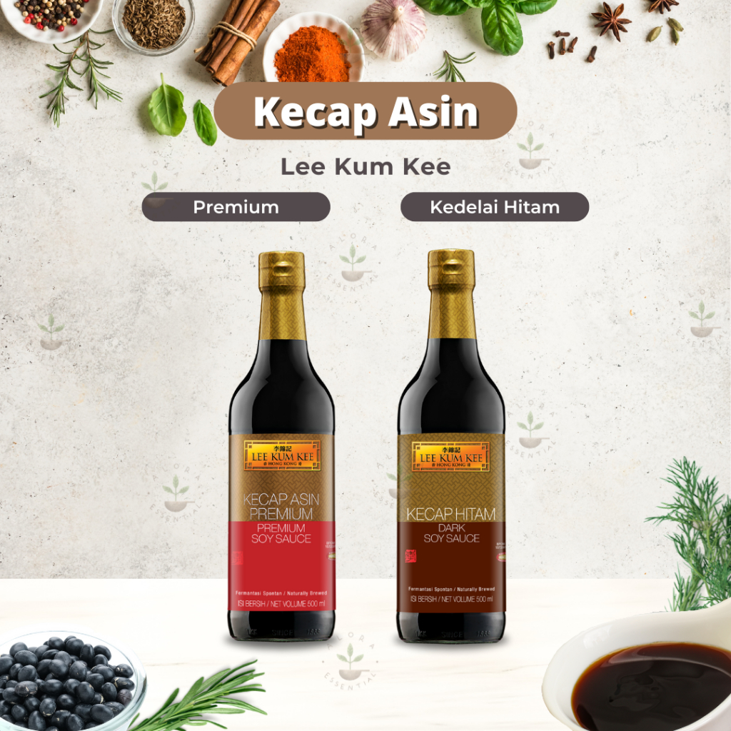 Lee Kum Kee Kecap Asin - Lee Kum Kee Premium Dark Soy Sauce - Lee Kum Kee Premium Soy Sauce - Kecap 