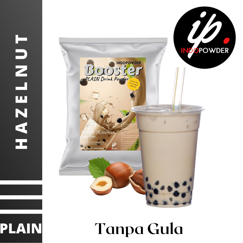 

PLAIN Bubuk Minuman H A Z E L N U T 1Kg - PLAIN Bubuk HAZELNUT - PLAIN HAZELNUT Bubuk - TANPA GULA