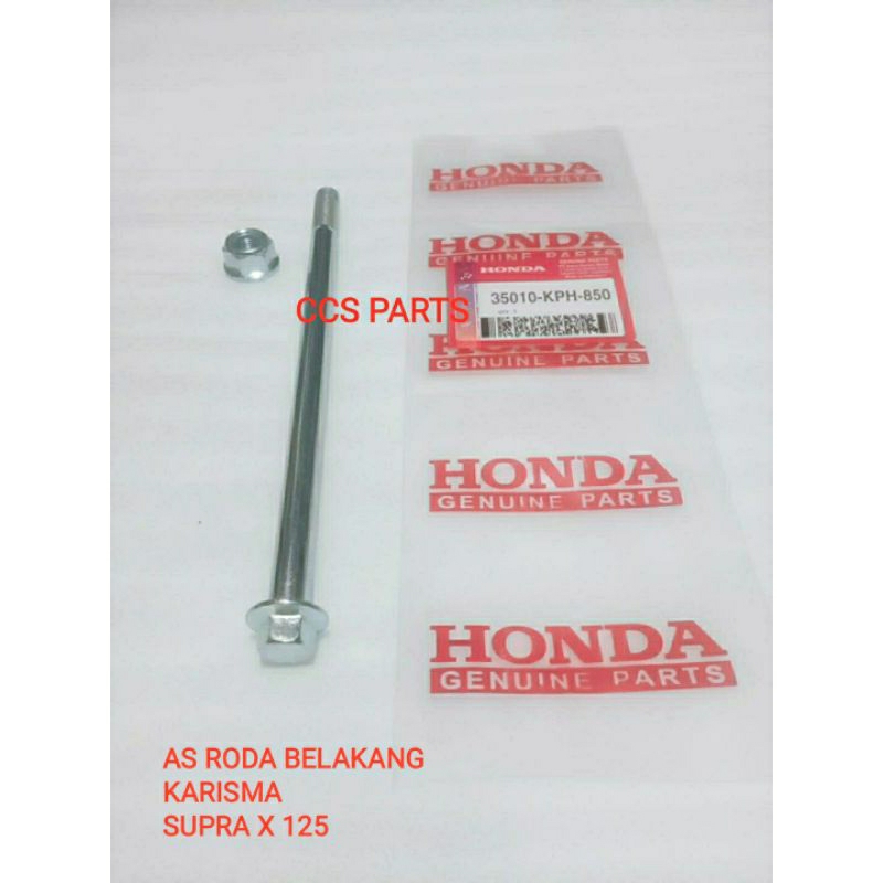 AS RODA BELAKANG HONDA KARISMA SUPRA X 125 BEST PRODUK KUALITAS ORIGINAL