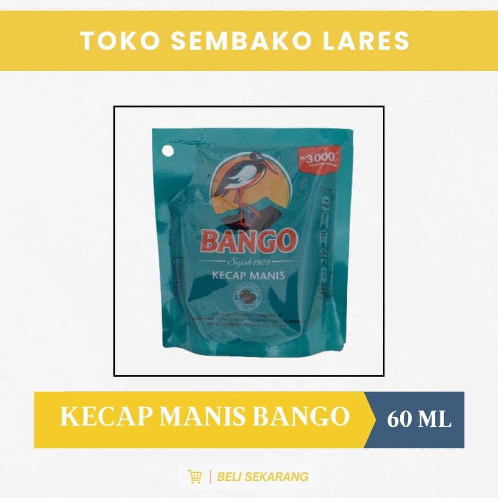 

Bango Kecap Manis 3000an Kecap Bango Ukuran 60 ml