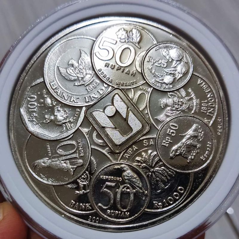 medali peruri peringatan percetakan uang logam